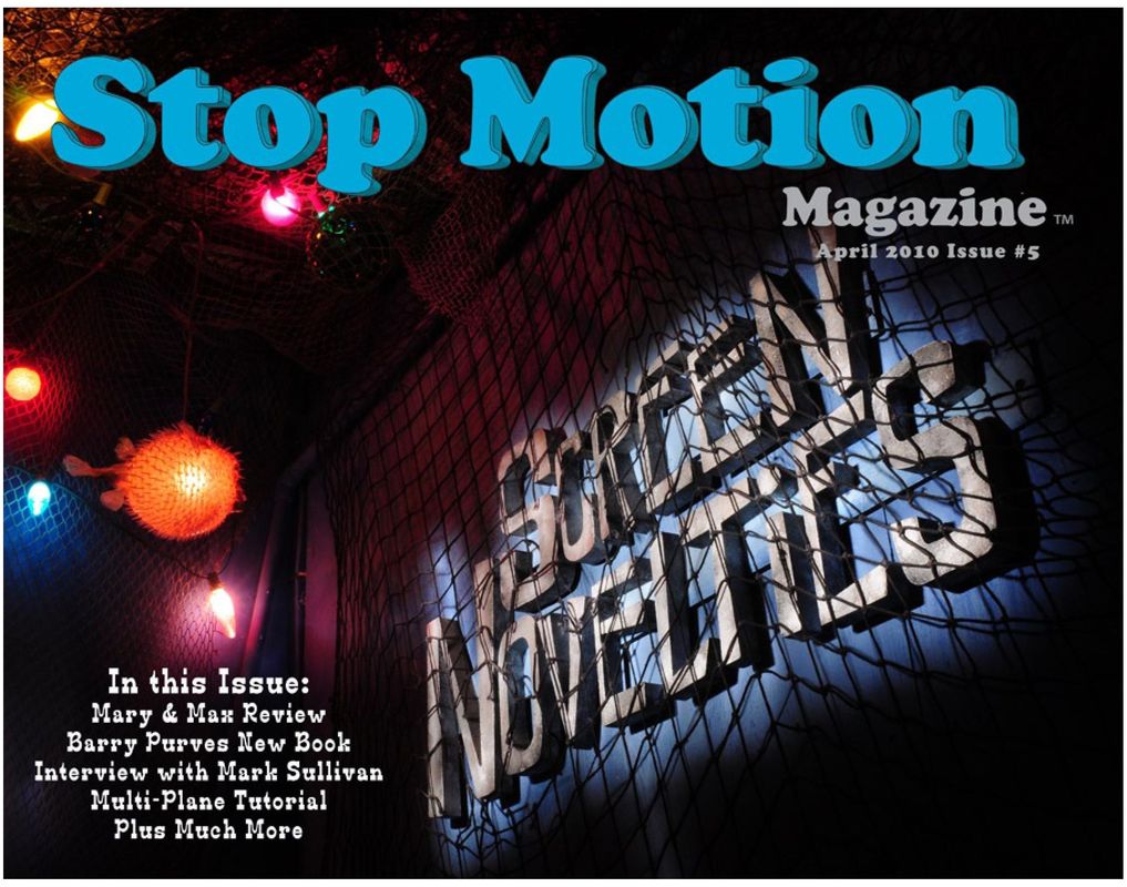 STOP MOTION magazine side cover Issue 5 April/May 2010