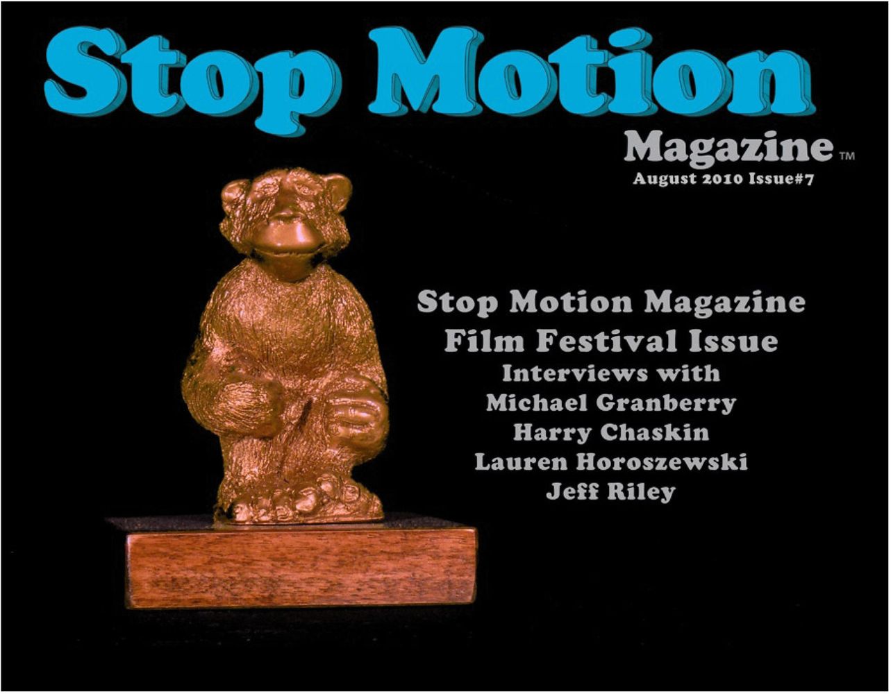 STOP MOTION magazine side cover Issue 7 August/September 2010