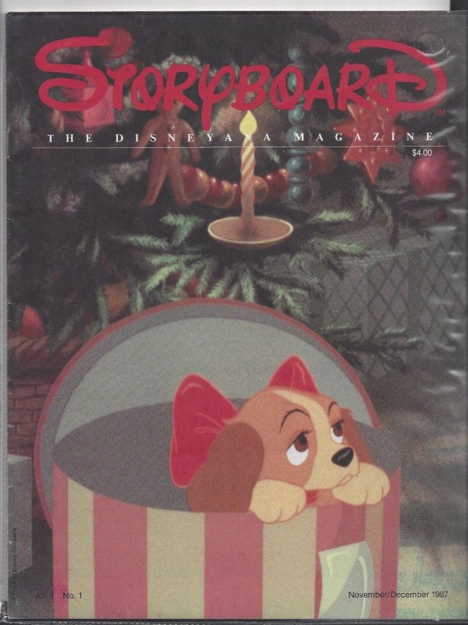 STORYBOARD(USA) magazine side cover Issue 1  November/December 1987