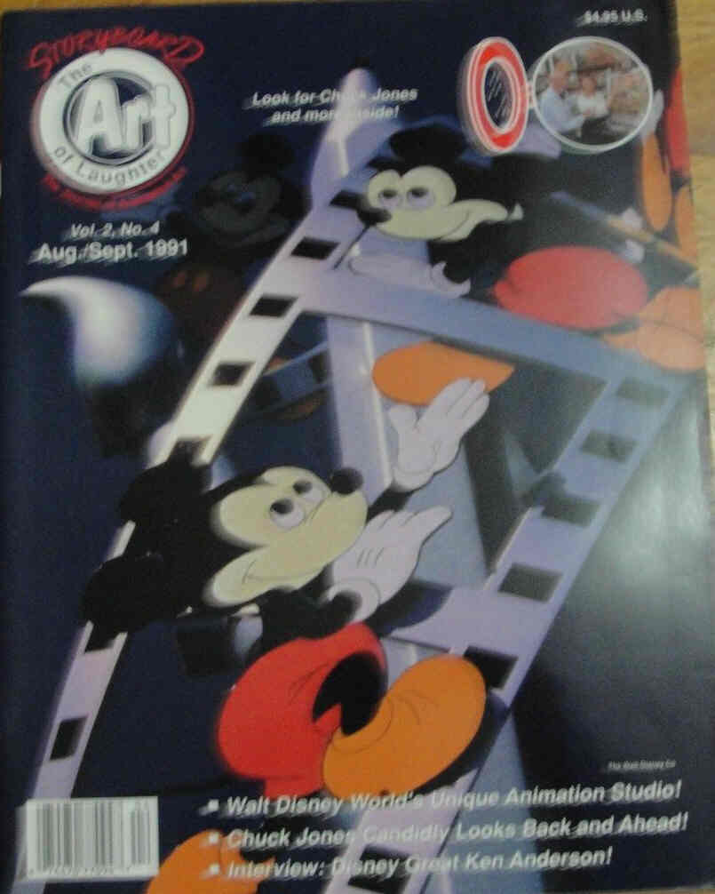 STORYBOARD(USA) magazine side cover August/September 1991