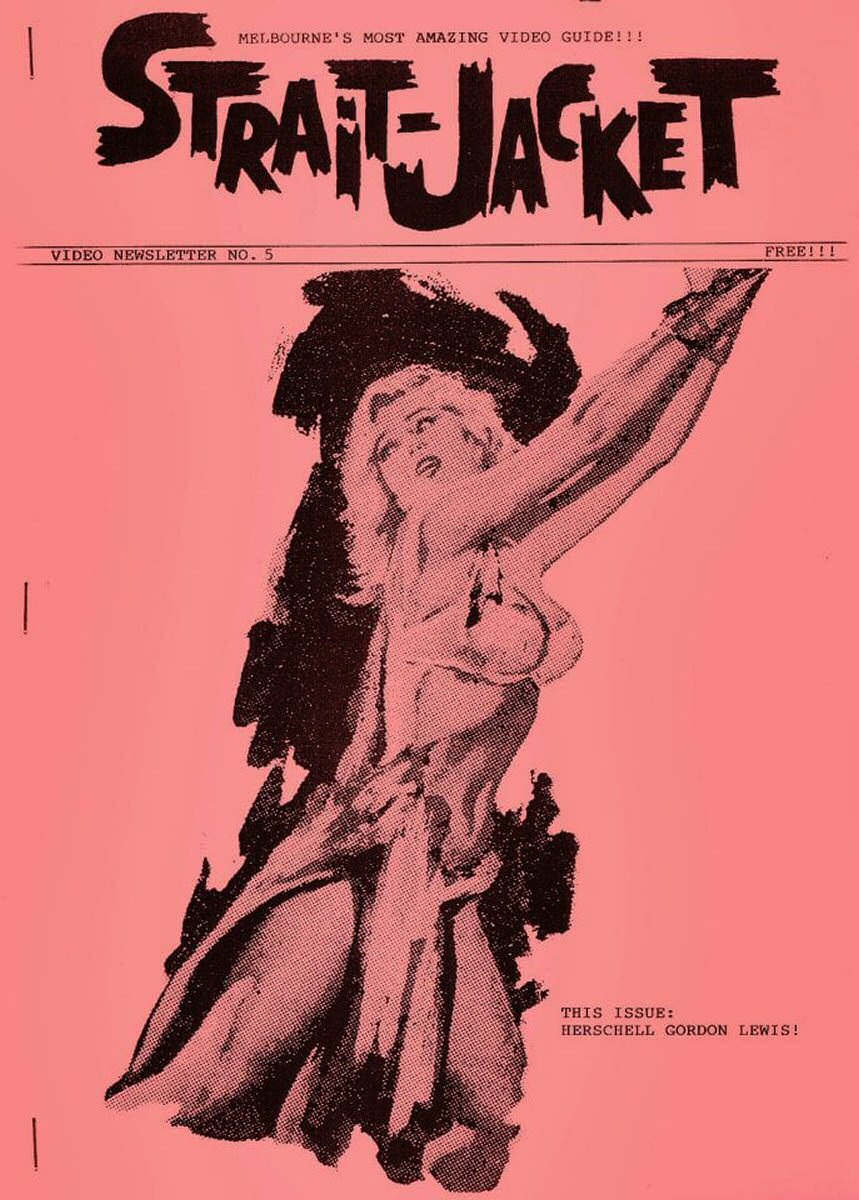STRAIT-JACKET magazine cover Issue 5   1993