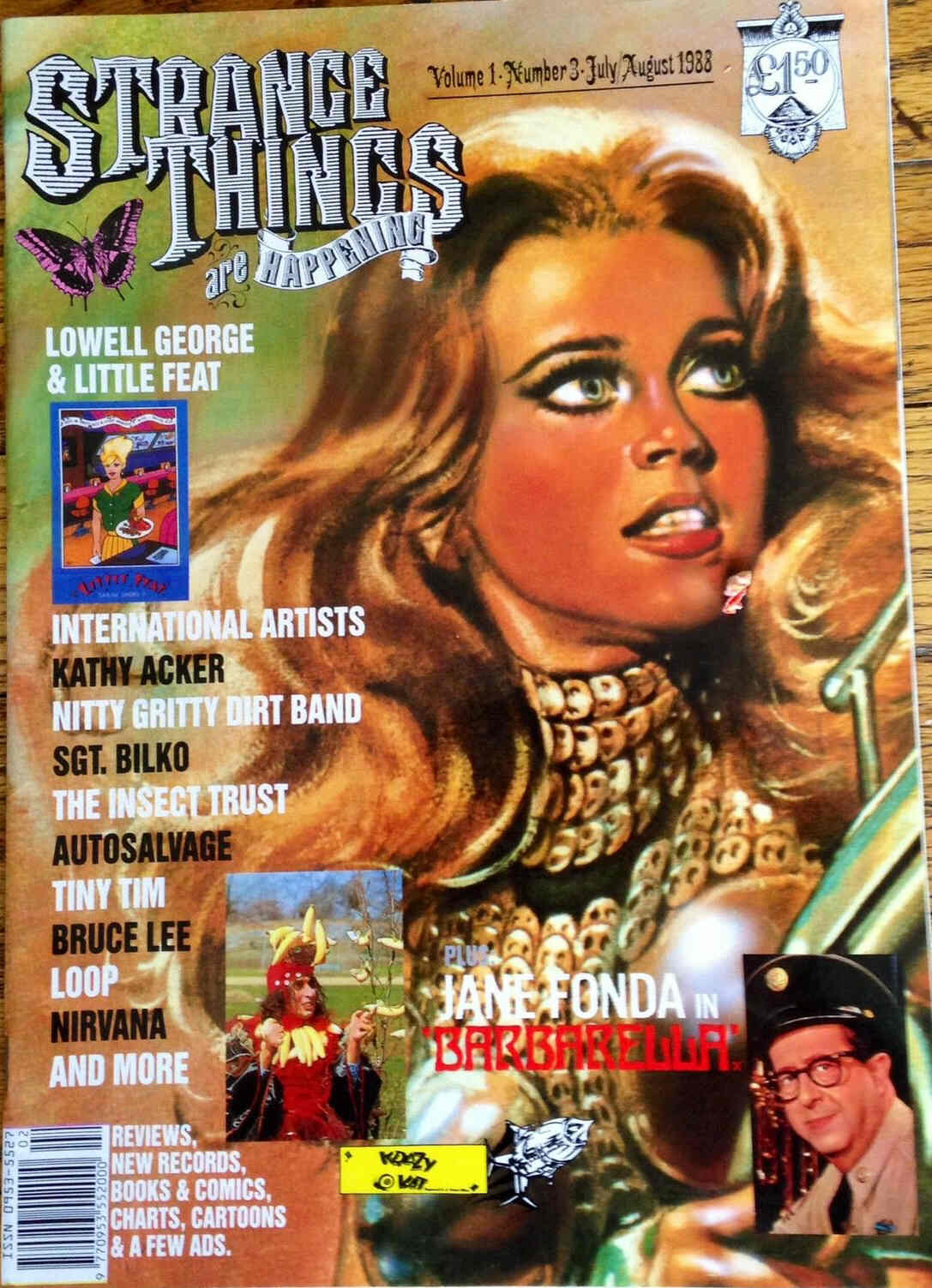 STRANGE THINGS ARE HAPPENING magazine cover Issue 3  Vol 1 # 3 July-August 1988