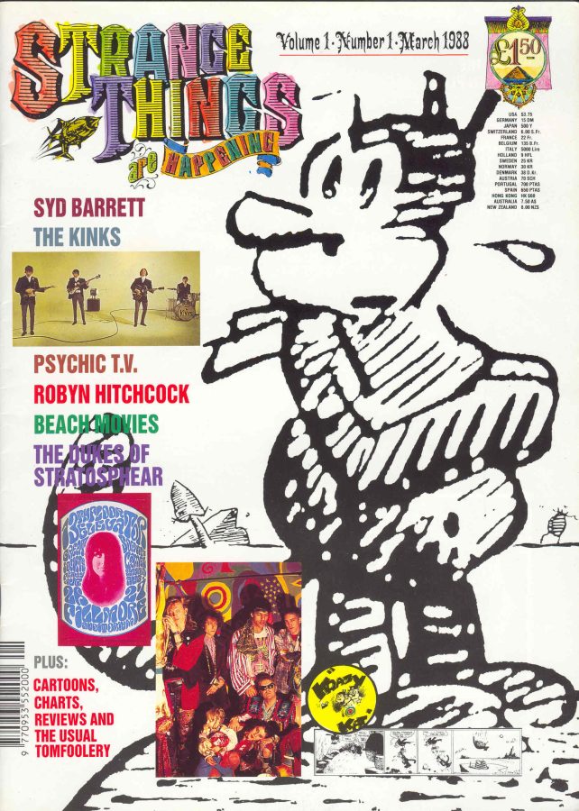 STRANGE THINGS ARE HAPPENING magazine cover Issue 1  Vol 1 # 1 March 1988