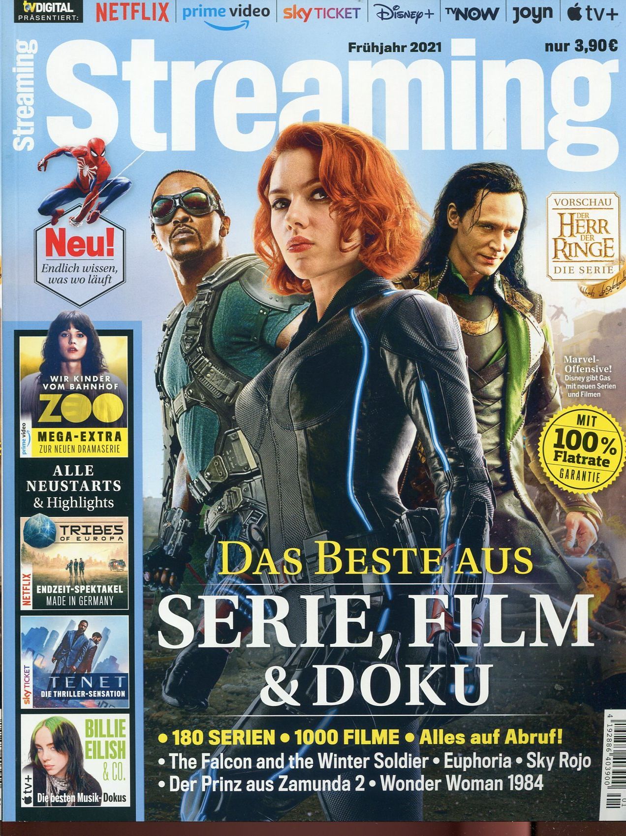 STREAMING magazine cover Spring 2021