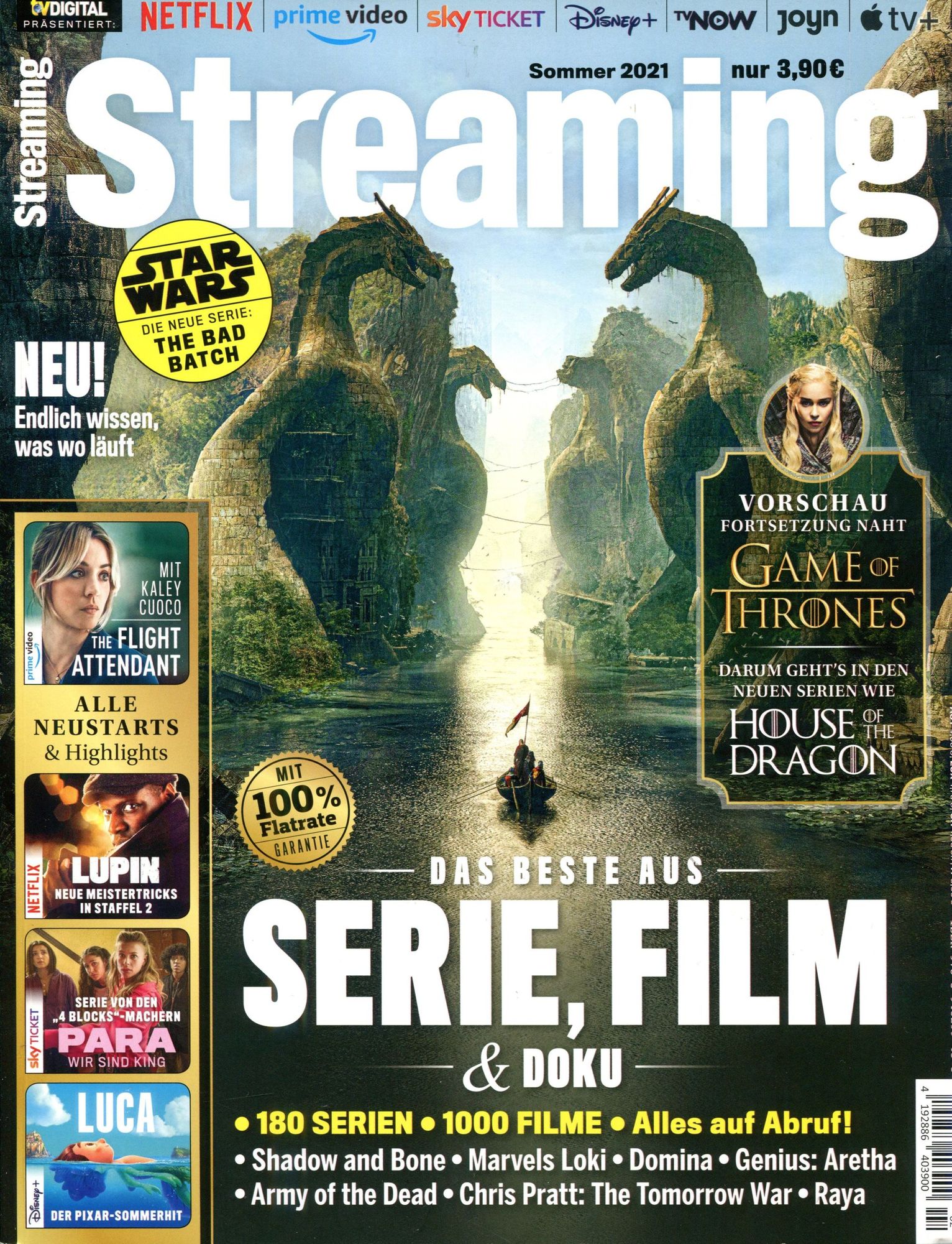 STREAMING magazine cover Summer 2021