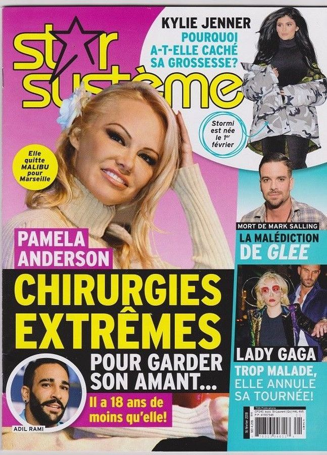 STAR SYSTEME magazine side cover 16 February 2018