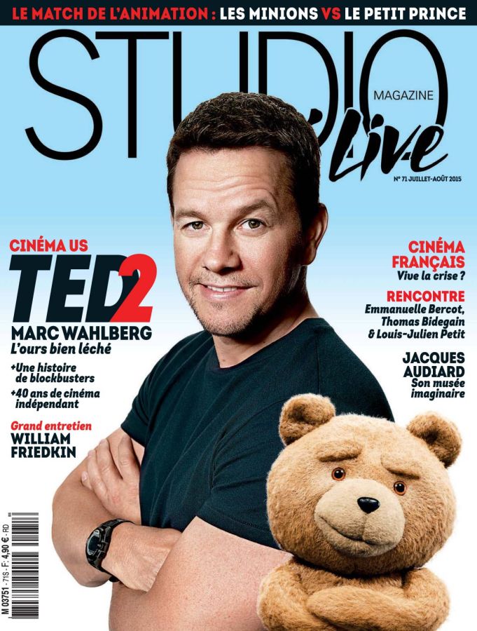 STUDIO CINE LIVE magazine side cover Issue 71 July/August 2015