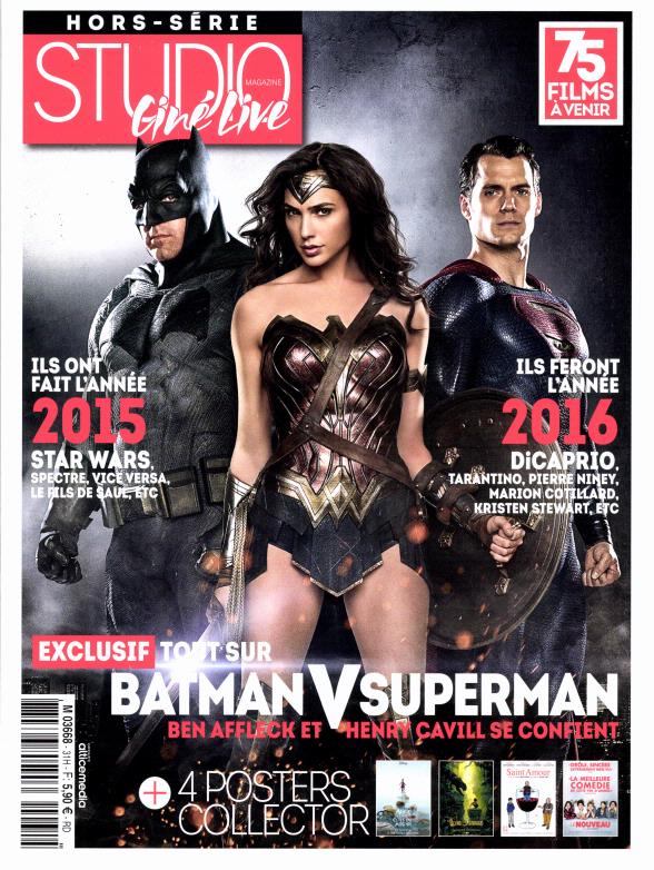STUDIO CINE LIVE magazine side cover Issue 31  Special December 2015