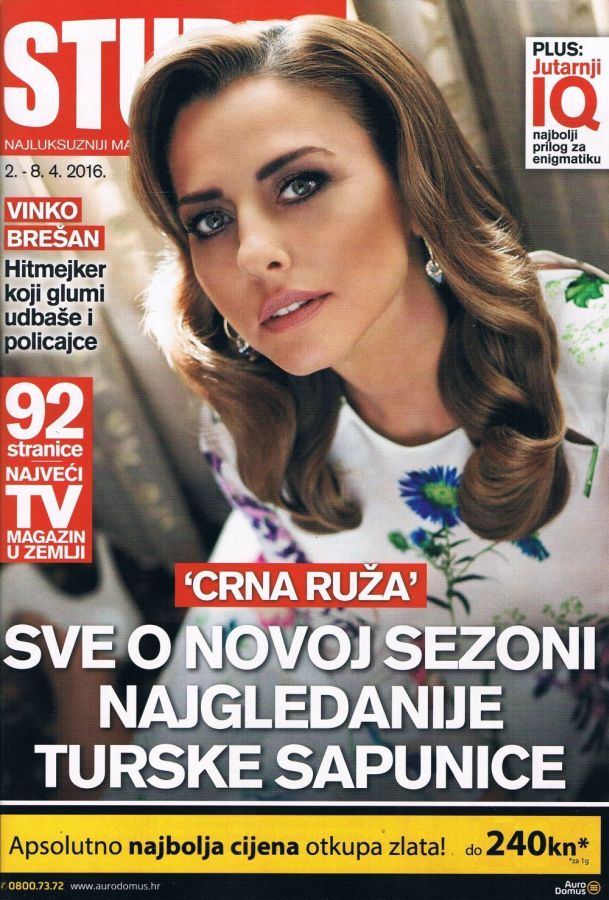STUDIO (Croatia) magazine cover 2 April 2016