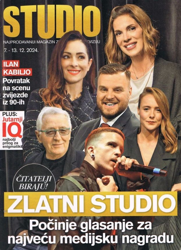 STUDIO (Croatia) magazine cover Issue 1025 7 December 2024