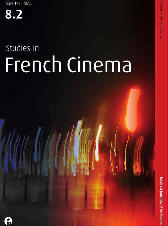 STUDIES IN FRENCH CINEMA magazine cover  Vol 8 #2  