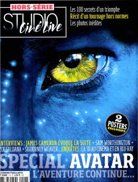 STUDIO CINE LIVE magazine side cover  Special # 7 April 2010
