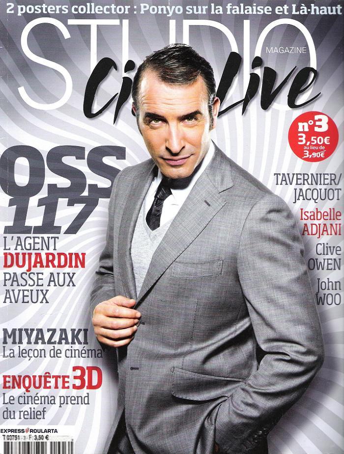 STUDIO CINE LIVE magazine cover Issue 3 April 2009