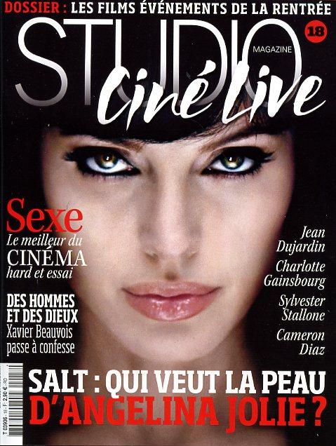 STUDIO CINE LIVE magazine side cover Issue 18 August 2010