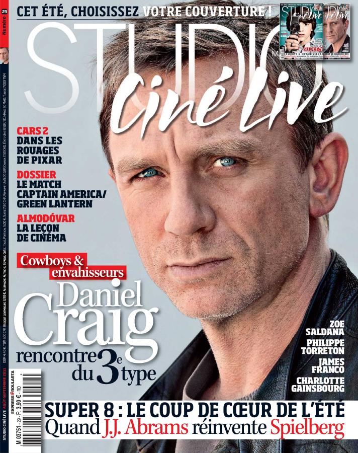 STUDIO CINE LIVE magazine cover Issue 29 August/September  2011