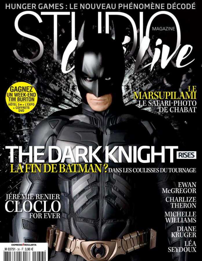 STUDIO CINE LIVE magazine cover Issue 36 April 2012