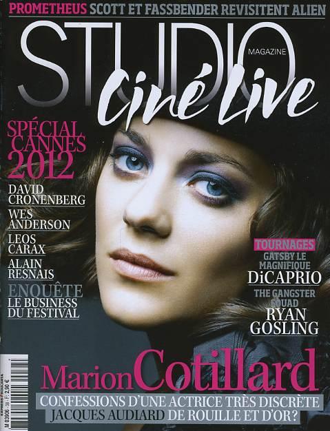 STUDIO CINE LIVE magazine side cover Issue 38 June 2012