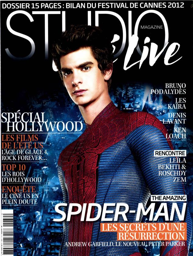 STUDIO CINE LIVE magazine side cover Issue 39 July 2012