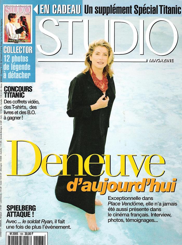 STUDIO magazine cover Issue 138 October 1998