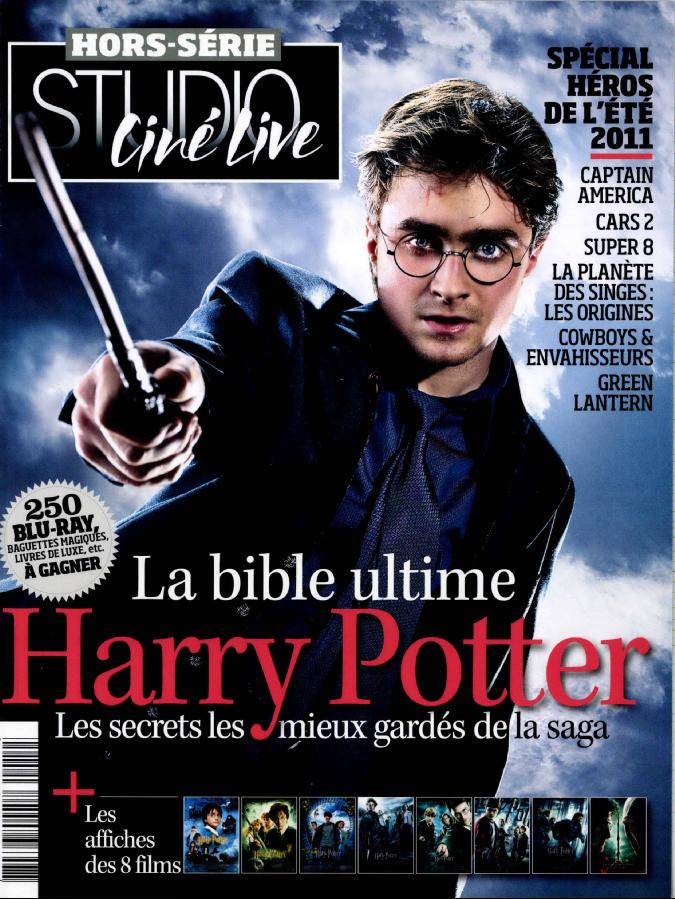 STUDIO CINE LIVE magazine side cover  Special # 14 July 2011