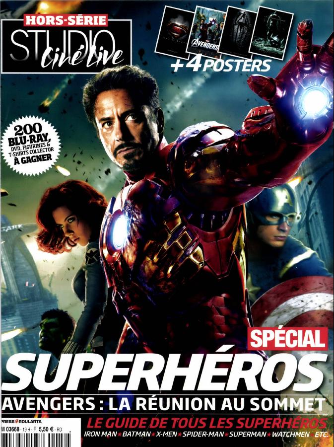 STUDIO CINE LIVE magazine cover  Special # 19 April/May 2012