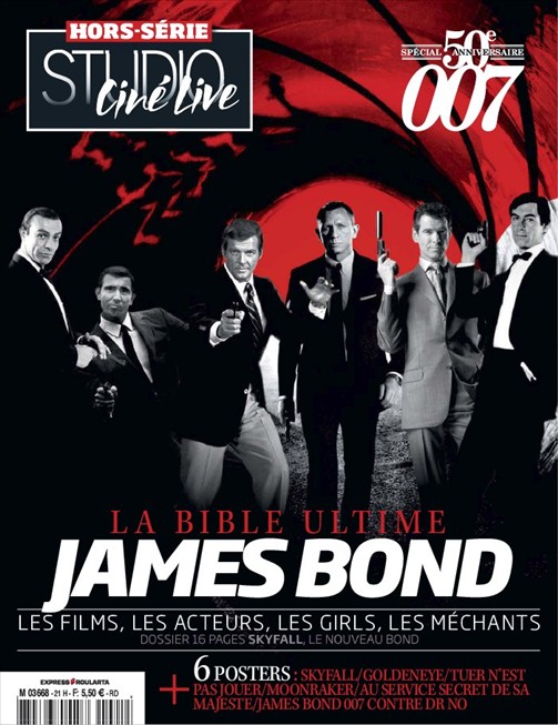 STUDIO CINE LIVE magazine cover  Special # 21 October 2012