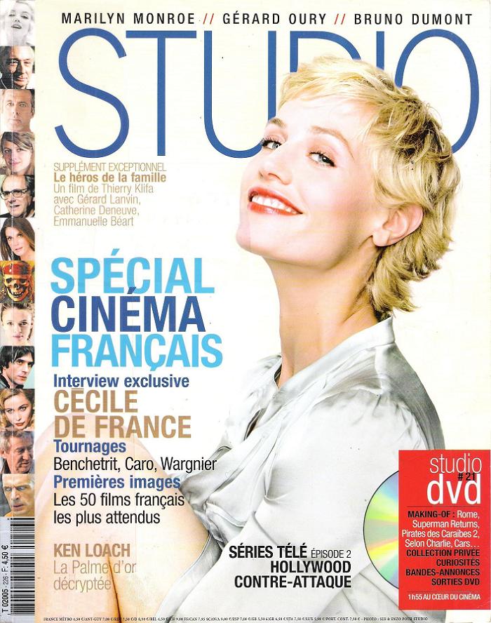 STUDIO magazine cover Issue 226 September 2006