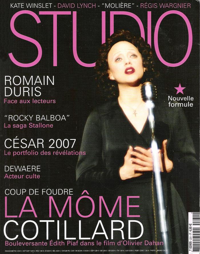 STUDIO magazine side cover Issue 231 February 2007
