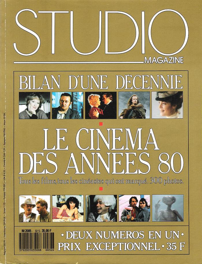 STUDIO magazine side cover Issue 32 November 1989