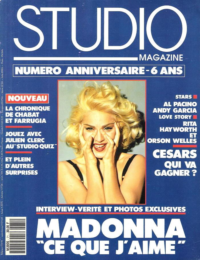 STUDIO magazine side cover Issue 71 March 1993