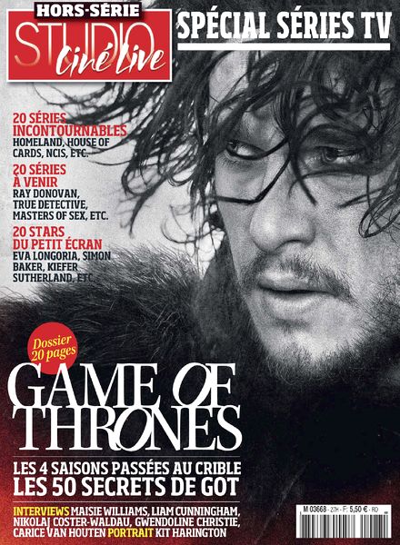 STUDIO CINE LIVE magazine side cover  Special # 27 April 2014