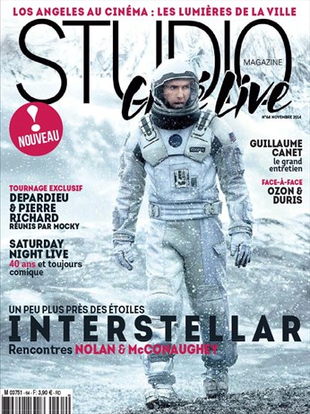 STUDIO CINE LIVE magazine side cover Issue 64 November 2014