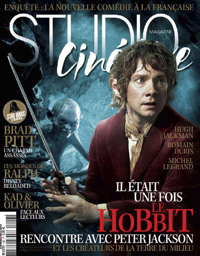 STUDIO CINE LIVE magazine side cover Issue 43 December 2012