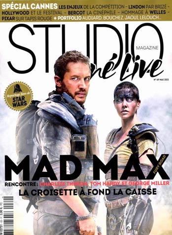 STUDIO CINE LIVE magazine side cover Issue 69 May 2015