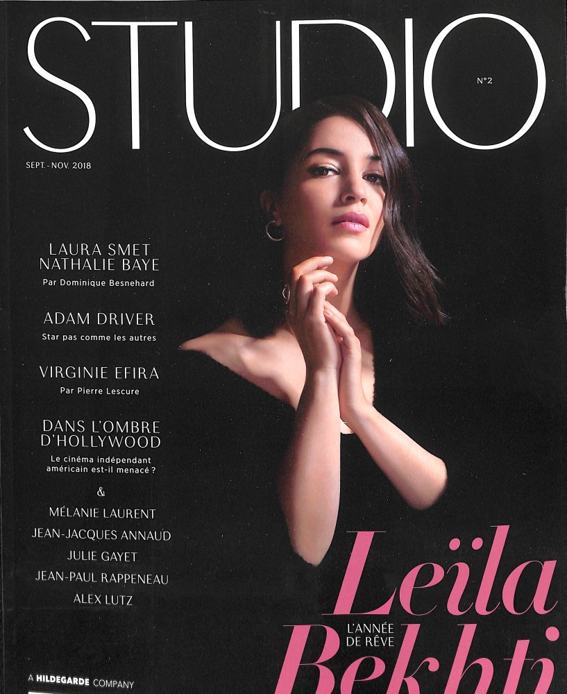 STUDIO (2018) magazine side cover Issue 2  September-November 2018