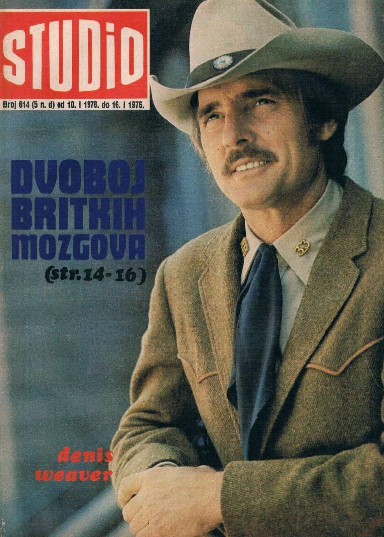 STUDIO (Yugo) magazine side cover Issue 614 10 January 1976