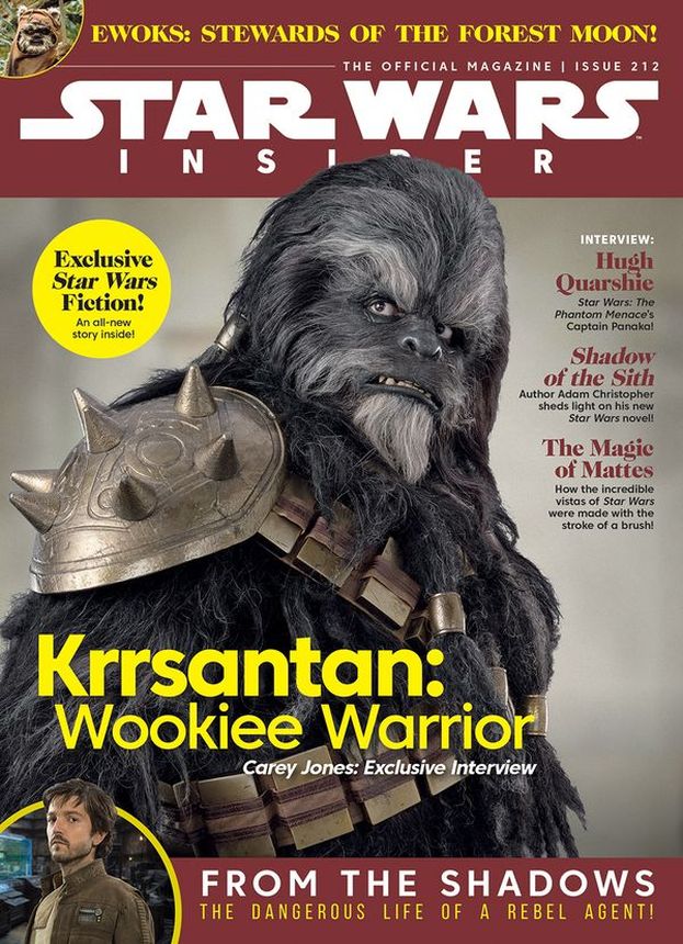 STAR WARS INSIDER magazine side cover Issue 212  August 2022