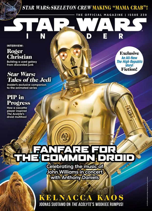 STAR WARS INSIDER magazine side cover Issue 230   2025