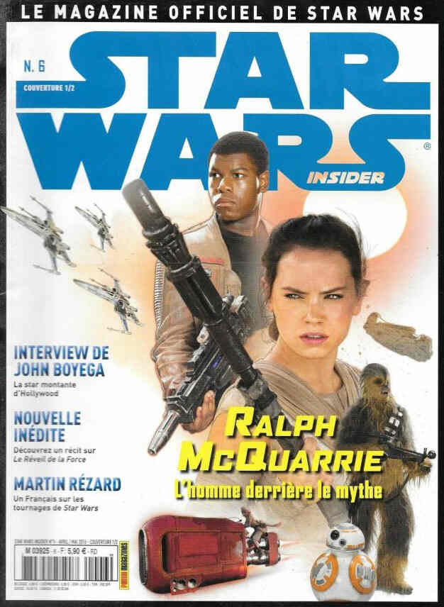 STAR WARS INSIDER (Fr) magazine side cover Issue 6 April 2016