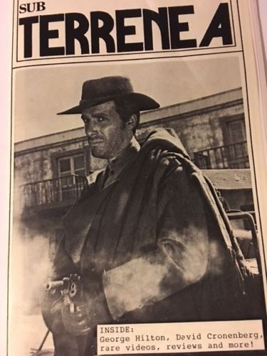 SUBTERRENEA magazine cover Issue 8  1992