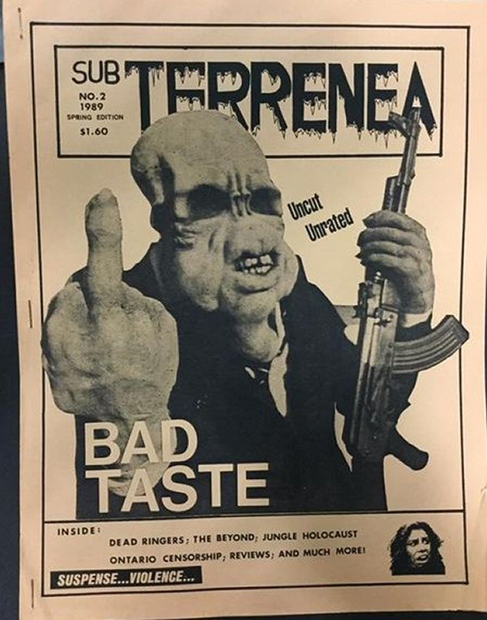 SUBTERRENEA magazine cover Issue 2   1989
