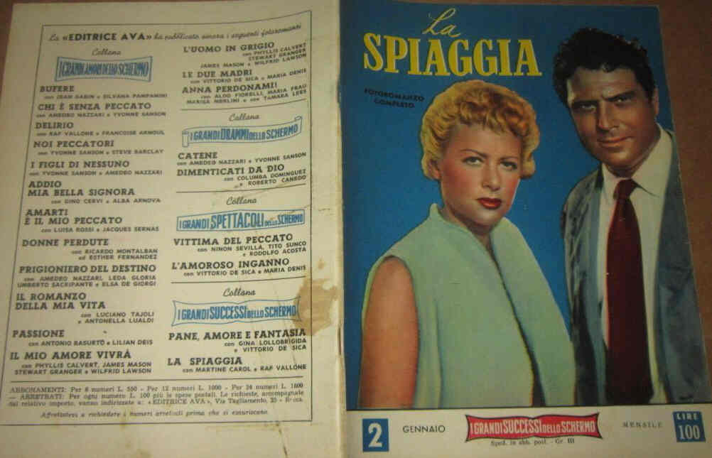 GRANDI SUCCESSI DELLO SCHERMO magazine cover Issue 2  January 1955