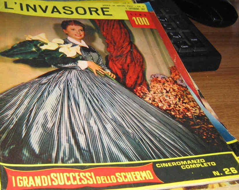 GRANDI SUCCESSI DELLO SCHERMO magazine side cover Issue 26 1 September 1957