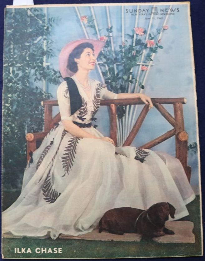 SUNDAY NEWS magazine side cover 21 June 1942