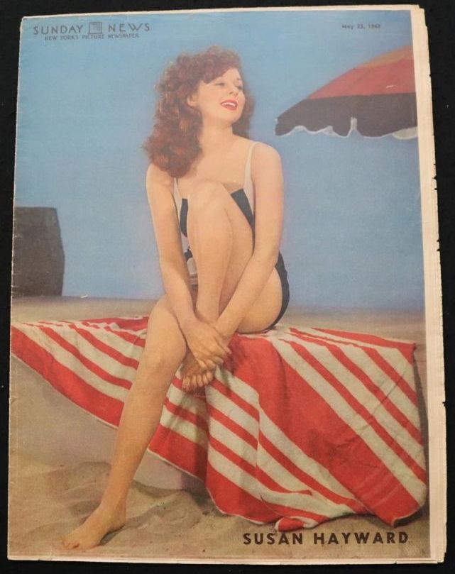 SUNDAY NEWS magazine side cover 23 May 1943