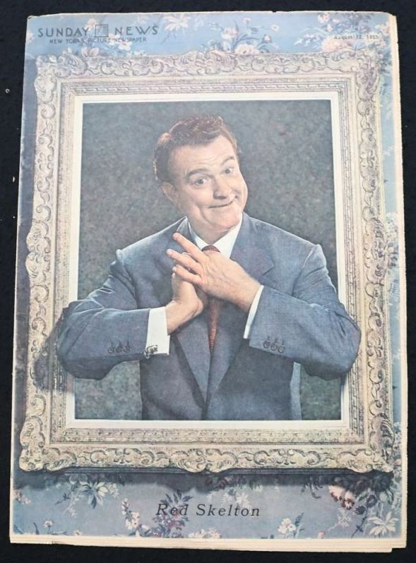 SUNDAY NEWS magazine side cover 12 August 1951