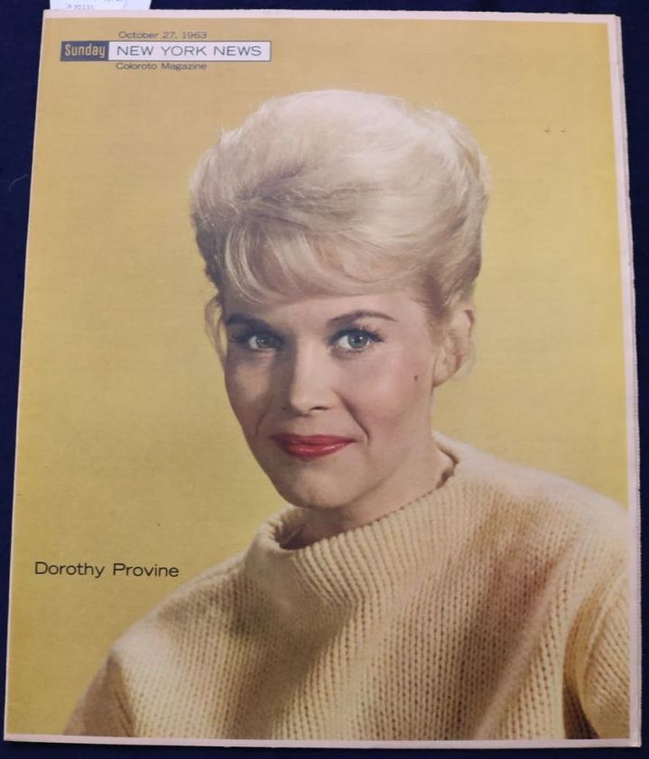 SUNDAY NEWS magazine side cover 27 October 1963