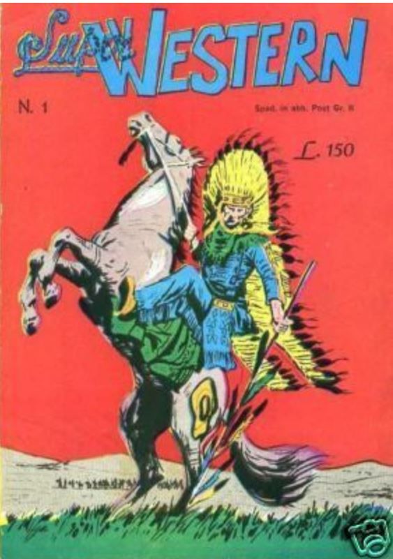 SUPER WESTERN magazine cover Issue 1 ? 