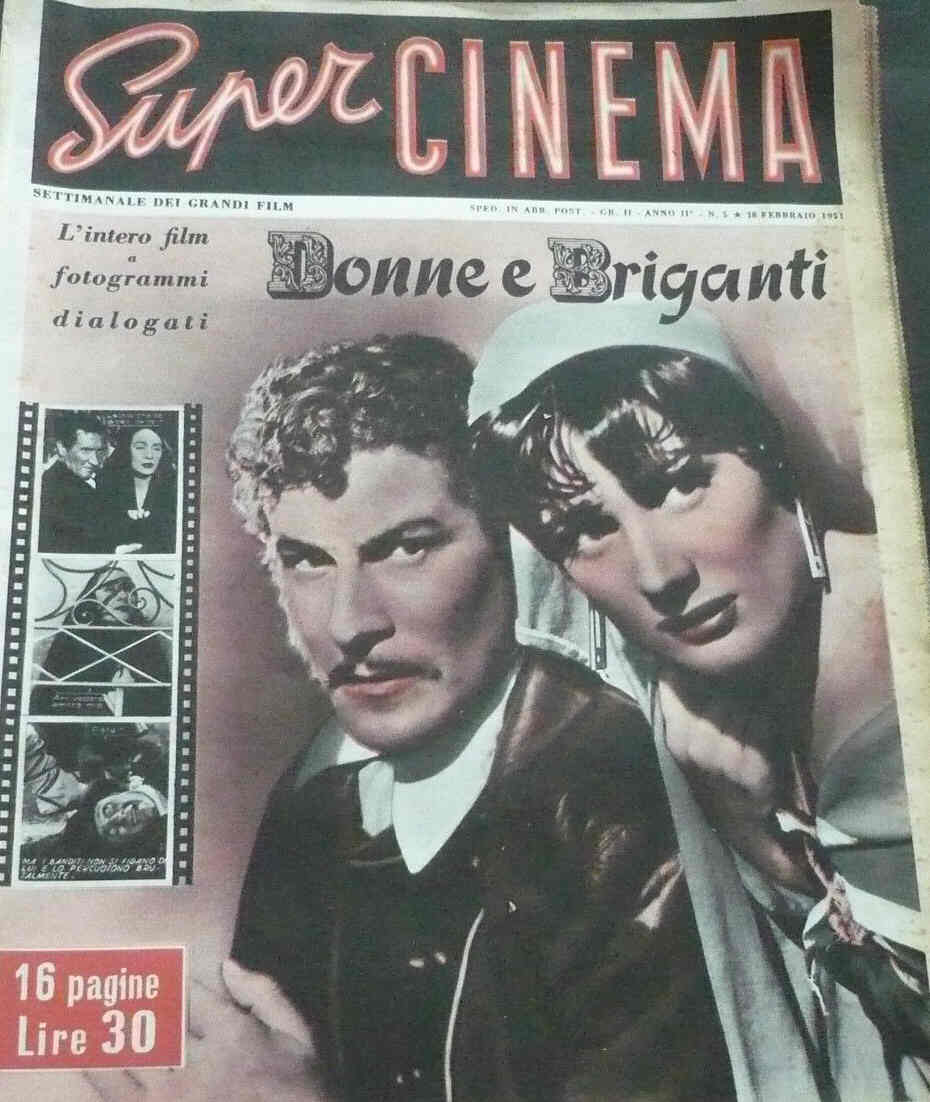 SUPER CINEMA magazine side cover Issue 5 18 February 1951