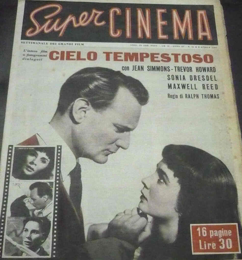 SUPER CINEMA magazine cover Issue 12 8 April 1951